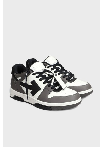 Deri Ok Tasarımlı Sneaker Ayakkabı Erkek Ayakkabı OMIA189C99LEA013 0710