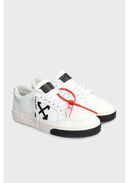 Deri Ok Tasarımlı Sneaker Ayakkabı Erkek Ayakkabı OMIA293C99LEA002 0110