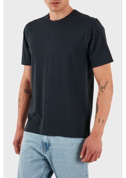 Streç Pamuklu Regular Fit Bisiklet Yaka T Shirt Erkek T Shirt 50533301 402 fırsatları