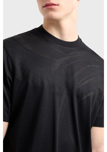 Pamuklu Regular Fit Bisiklet Yaka T Shirt Erkek T Shirt EM001023 AF13747 MC203 fırsatları