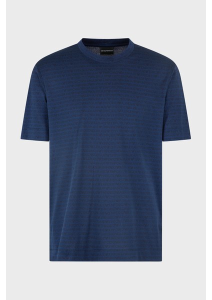 Jakarlı Logo Baskılı Regular Fit Bisiklet Yaka T Shirt Erkek T Shirt EM000787 AF12916 FB224 indirimleri