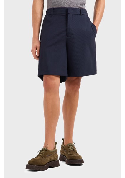 Pamuklu Regular Fit Fitilli Bermuda Short Erkek Short EM001507 AF14076 UB118