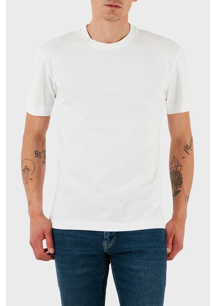 Pamuk Relaxed Fit Logolu T Shirt K10K112749YAF Erkek T Shirt K10K112749 Yaf modelleri