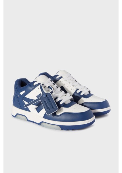 Deri Ok Tasarımlı Sneaker Ayakkabı Erkek Ayakkabı OMIA189C99LEA007 0142