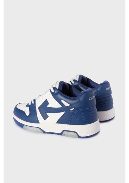 Deri Ok Tasarımlı Sneaker Ayakkabı Erkek Ayakkabı OMIA189C99LEA007 0142