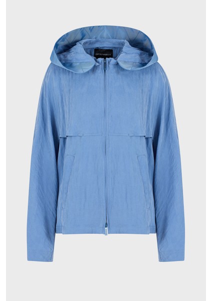 Regular Fit Çıkarılabilir Kapüşonlu Cupro Ceket Bayan Ceket EW000642 AF12644 U9324 indirimleri