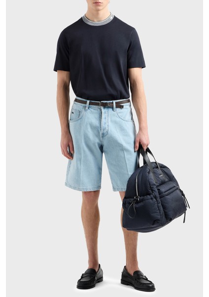 Şerit Detaylı Pamuk Regular Fit Sıfıt Yaka T Shirt Erkek T Shirt EM000853 AF12926 UB118 modelleri