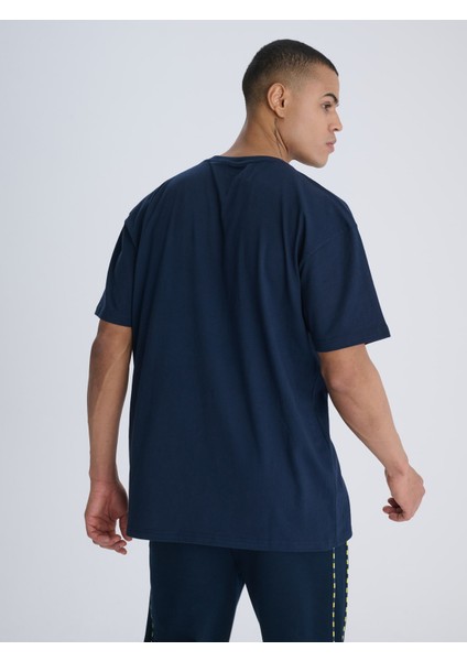 Erkek Trıbun Çubuklu Logo Tshırt fırsatları