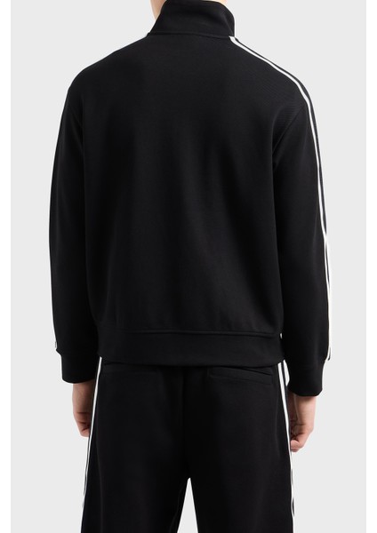 Pamuklu Regular Fit Dik Yaka Logo Bantlı Sweat Erkek Sweat EM001110 AF13488 UC001 fiyatları