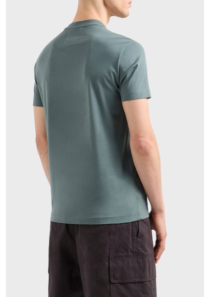 Pamuklu Regular Fit Bisiklet Yaka Logolu T Shirt Erkek T Shirt 8N1TN5 1jpzz M9061