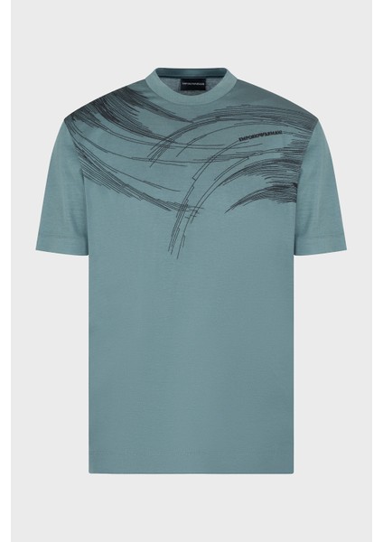 Pamuklu Regular Fit Bisiklet Yaka T Shirt Erkek T Shirt EM001023 AF13747 M9056
