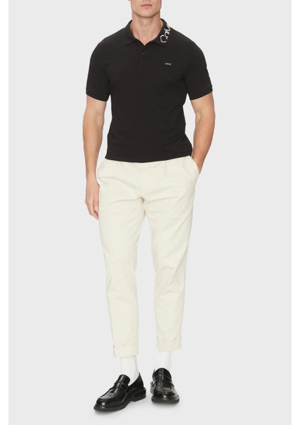 Streç Pamuklu Regular Fit Düğmeli Polo Yaka T Shirt K10K114474BEH Erkek Polo Yaka T Shirt K10K114474 Beh