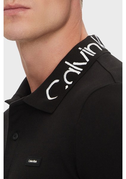Streç Pamuklu Regular Fit Düğmeli Polo Yaka T Shirt K10K114474BEH Erkek Polo Yaka T Shirt K10K114474 Beh