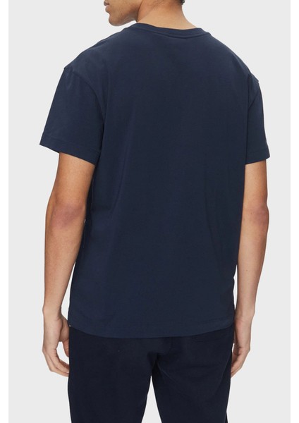 Pamuklu Regular Fit Bisiklet Yaka Logolu T Shirt Erkek T Shirt 50525236 405