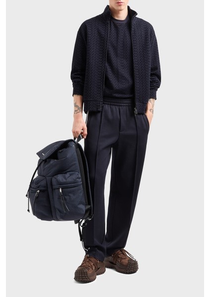 Pamuklu Relaxed Fit Düz Paça Çizgi Detaylı Pantolon Erkek Pantolon EM001111 AF13488 UB118