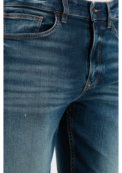 Streç Pamuklu Regular Fit Normal Bel Düz Paça Jeans Erkek Kot Pantolon 50534683 405 fırsatları