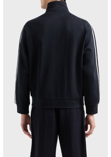 Pamuklu Regular Fit Dik Yaka Logo Bantlı Sweat Erkek Sweat EM001110 AF13488 UB118 fiyatları