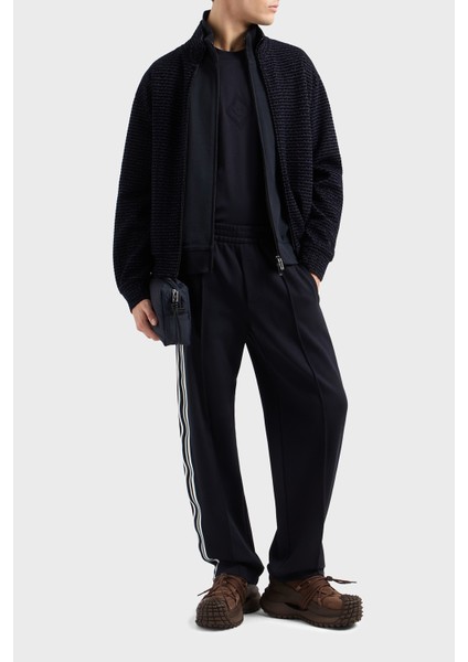 Pamuklu Regular Fit Dik Yaka Logo Bantlı Sweat Erkek Sweat EM001110 AF13488 UB118 modelleri
