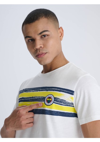 Erkek Trıbun Brush Şeritli Tshırt fırsatları