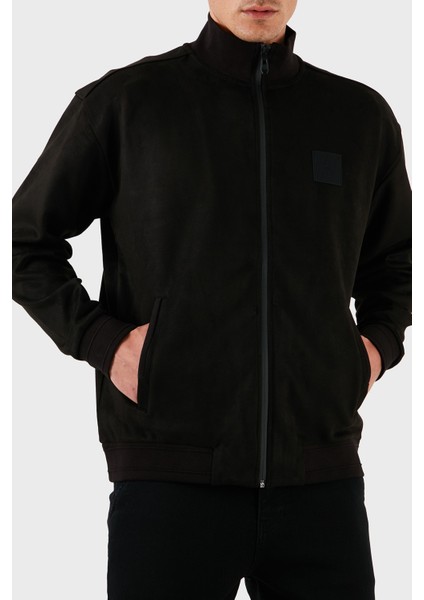 Pamuklu Regular Fit Dik Yaka Fermuarlı Sweat Erkek Sweat 50531043 001