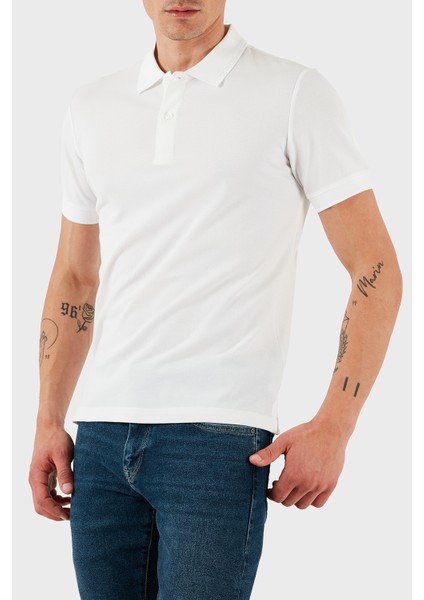 Pamuklu Slim Fit Düğmeli Polo Yaka T Shirt K10K114484YAF Erkek Polo Yaka T Shirt K10K114484 Yaf fırsatları
