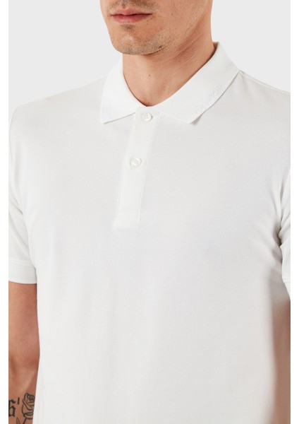 Pamuklu Slim Fit Düğmeli Polo Yaka T Shirt K10K114484YAF Erkek Polo Yaka T Shirt K10K114484 Yaf indirimleri