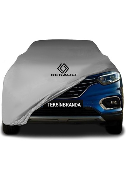 Renault Kadjar Gri Kumaş Araba Branda Logolu Penye Oto Branda