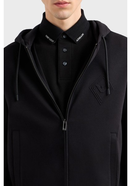 Pamuklu Regular Fit Kapüşonlu Fermuarlı Sweat Erkek Sweat EM001122 AF10013 UC001 fırsatları