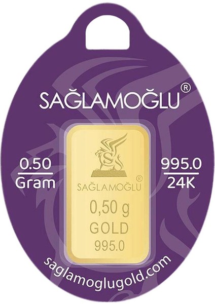 0.50 Gr 24 Ayar Sağlamoğlu Gram Altın