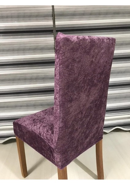 Süngerli Koltuk Çekyat Örtüsü Damar Desenli Parlak Lila Rengi Kaymaz modelleri