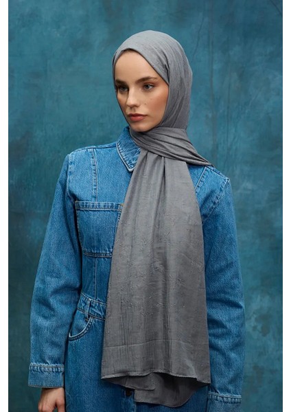 Bambu Kraş Şal - Yağ Yeşili