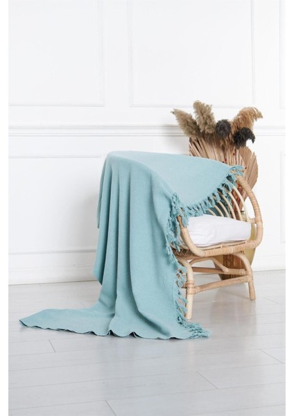 Mula Naturel Koltuk Örtüsü 180X210 cm (Renk: Nil Yeşili)