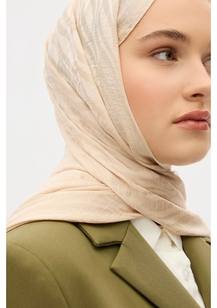 Italyan Jakar Şal Dalga Desen - Haki fırsatları