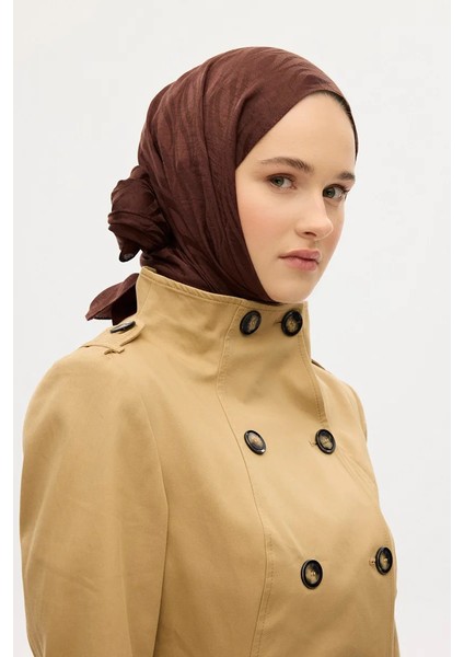 Italyan Jakar Şal Dalga Desen - Haki