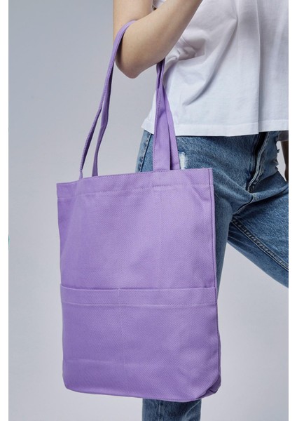 3 Cepli Lila Gabardin Çanta indirimleri