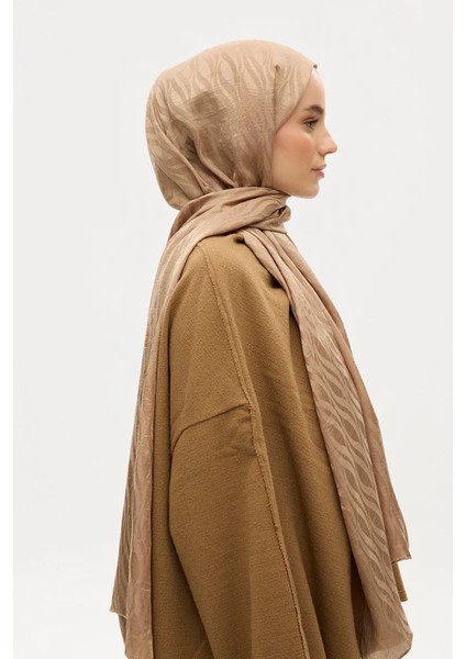 Italyan Jakar Şal Dalga Desen - Haki modelleri