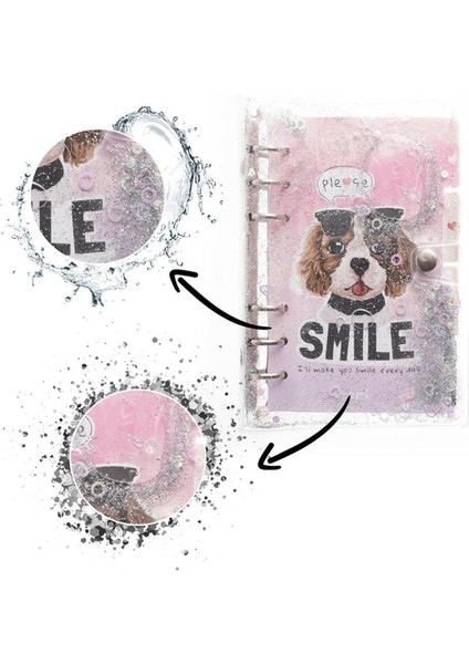 Mekanizmalı Simli ve Sulu Kapaklı Desenli Defter fiyatları