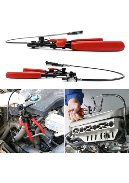 Hortum Kelepçe Pensesi Halatlı Tip Esnek Telli 18-54MM