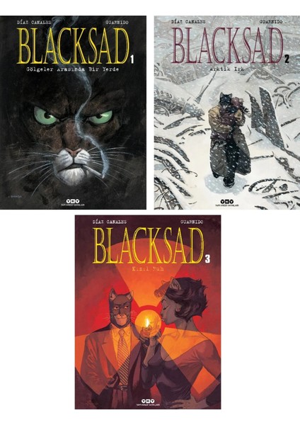 Blacksad 3 Cilt Takım / Juan Diaz Canales -Olgu Kitabevi