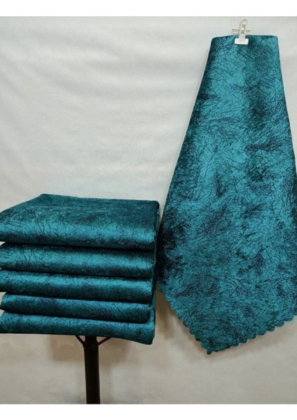 Turkuaz Süngerli Kaymaz Taban Koltuk Çekyat Örtüsü