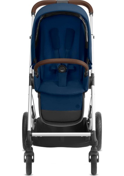 Talos S Lux (Silver-Navy Blue) (Konforlu Bebek Arabası)