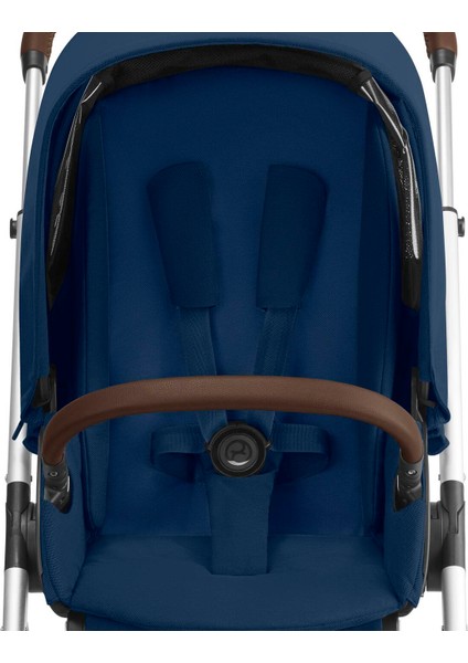 Talos S Lux (Silver-Navy Blue) (Konforlu Bebek Arabası)