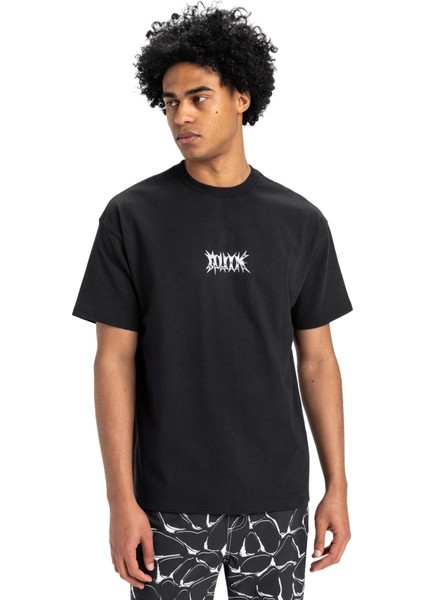 Mercury Chrome Lightning Tee Erkek Kısa Kollu Tişört EQYZT08016 Siyah
