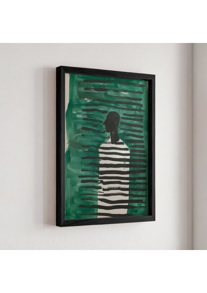 Soyut Sanat Doğal Ahşap Çerçeveli Duvar Tablosu fiyatları