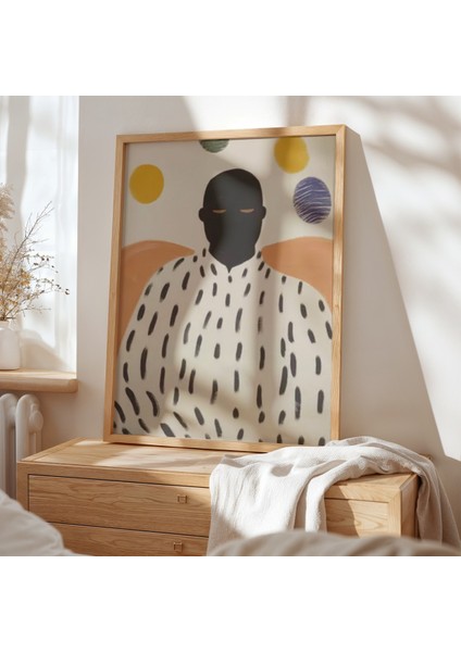 Sanatsal Doğal Ahşap Çerçeveli Duvar Tablosu modelleri