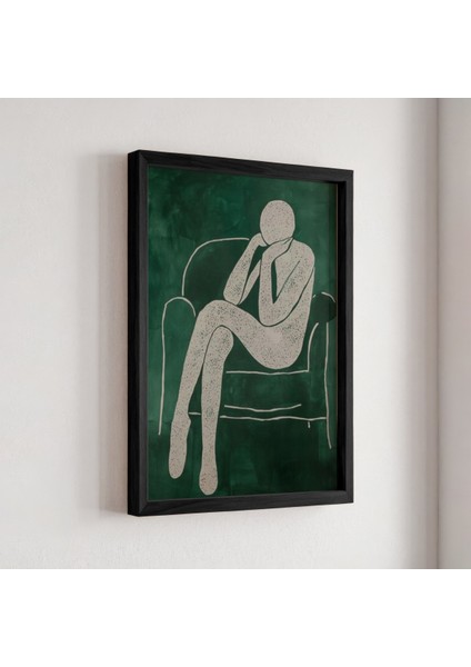 Zarif Doğal Ahşap Çerçeveli Duvar Tablosu fiyatları