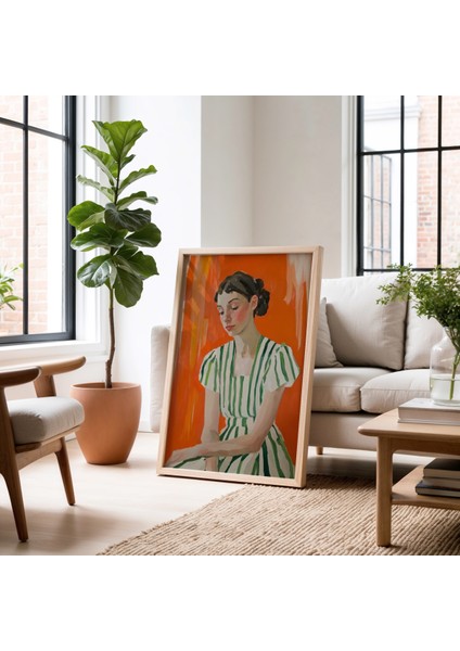 Özel Tasarım Doğal Ahşap Çerçeveli duvar tablosu fiyatları