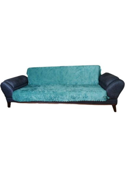 Turkuaz Süngerli Kaymaz Çekyat Koltuk Örtüsü fiyatları