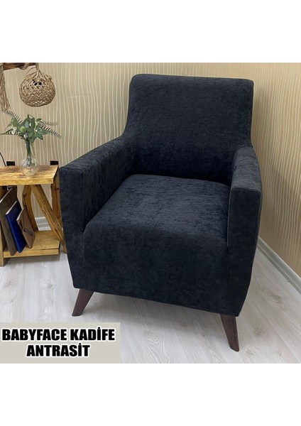 Babyface Kadife Kumaş Renk Kombinli 2 Adet Üçlü & Çekyat- 2 Adet Tekli Set Koltuk Kılıfı fırsatları
