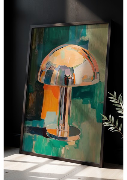 Modern Tasarım Doğal Ahşap Çerçeveli Duvar Tablosu